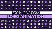 I will create a custom motion graphics animated logo intro-Basic Animation